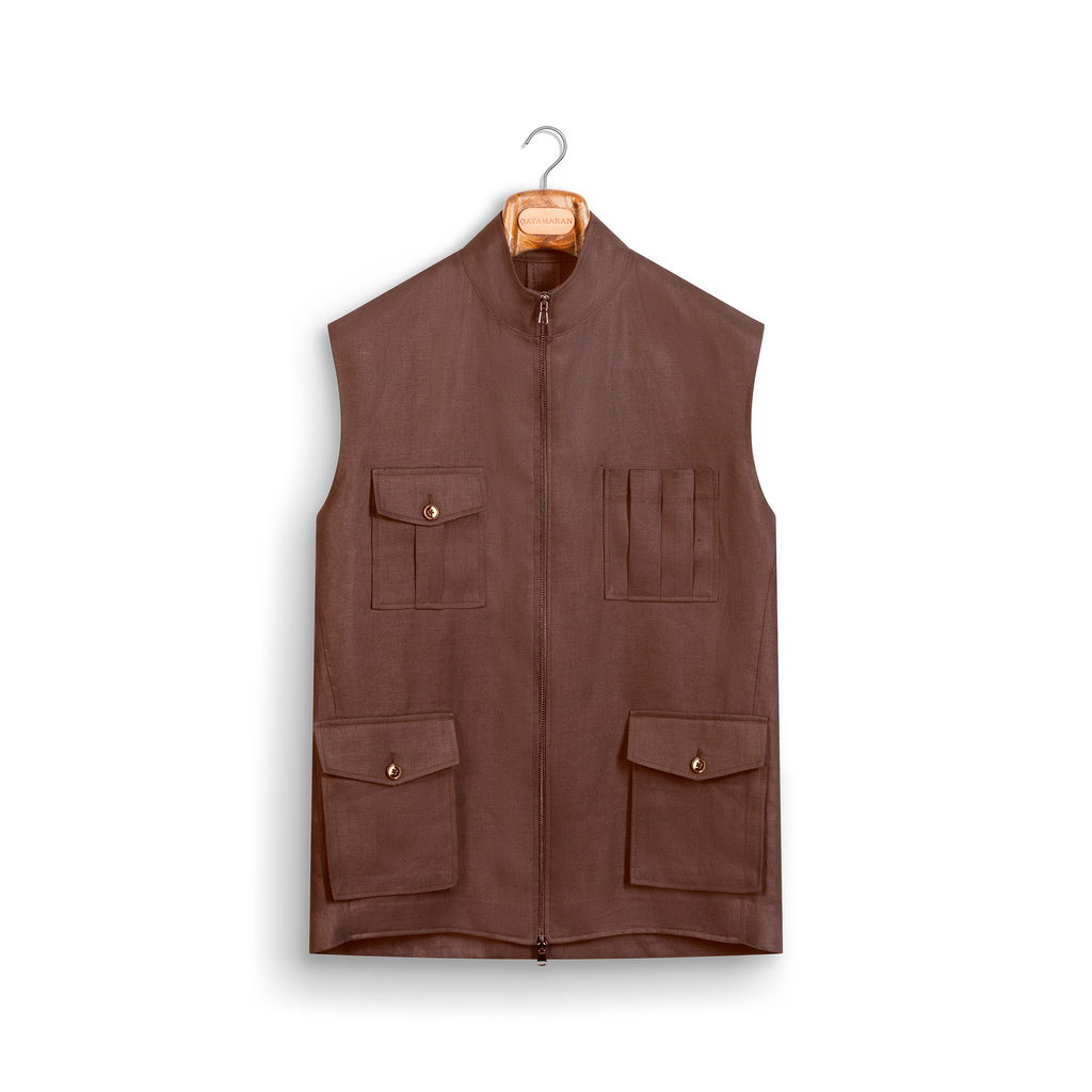 Gilet • Brown