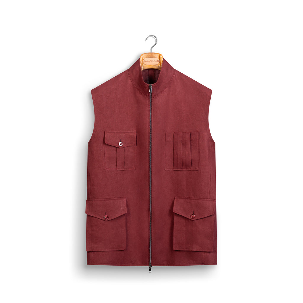 Gilet • Burgundy